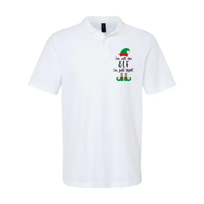 I'm Not An Elf I'm Just Short Softstyle Adult Sport Polo