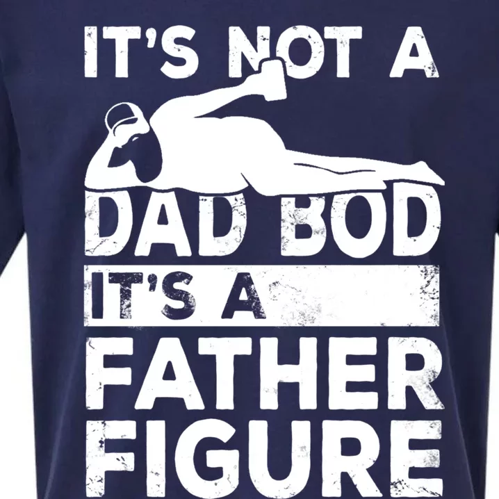 Its Not A Dad Bod Its A Father Figure Beer Lover Sueded Cloud Jersey T-Shirt