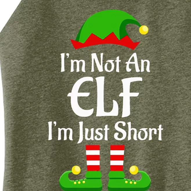 Im Not An Elf Family Christmas Pjs Matching Women’s Perfect Tri Rocker Tank