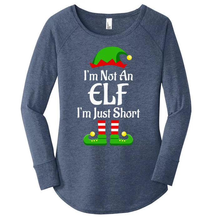 Im Not An Elf Family Christmas Pjs Matching Women's Perfect Tri Tunic Long Sleeve Shirt