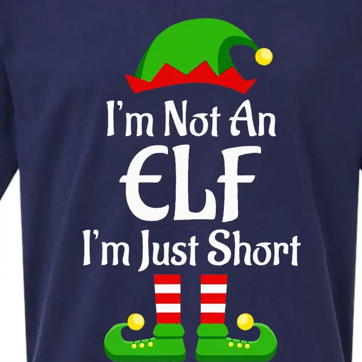 Im Not An Elf Family Christmas Pjs Matching Sueded Cloud Jersey T-Shirt