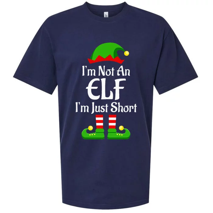 Im Not An Elf Family Christmas Pjs Matching Sueded Cloud Jersey T-Shirt