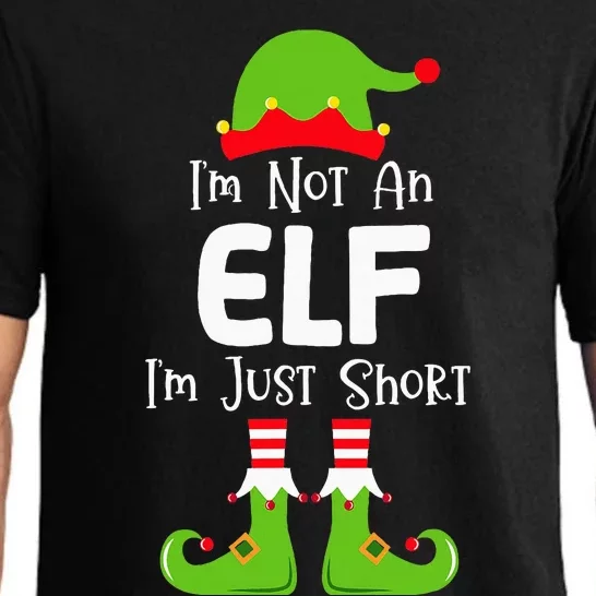 IM Not An Elf IM Just Short Family Christmas Pjs Matching Pajama Set