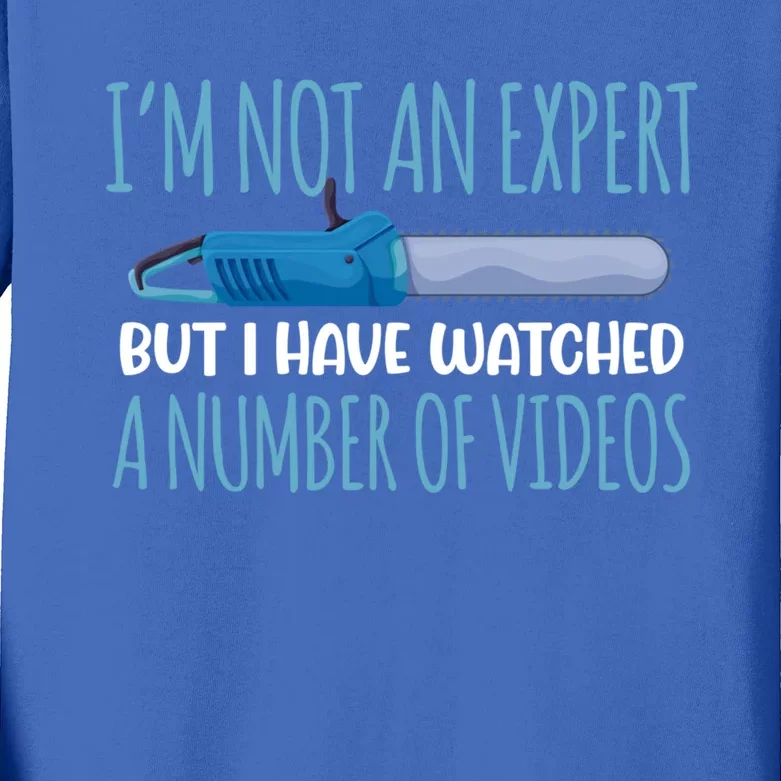 I'm Not An Expert But I Watched A Number Of Videos Gift Kids Long Sleeve Shirt