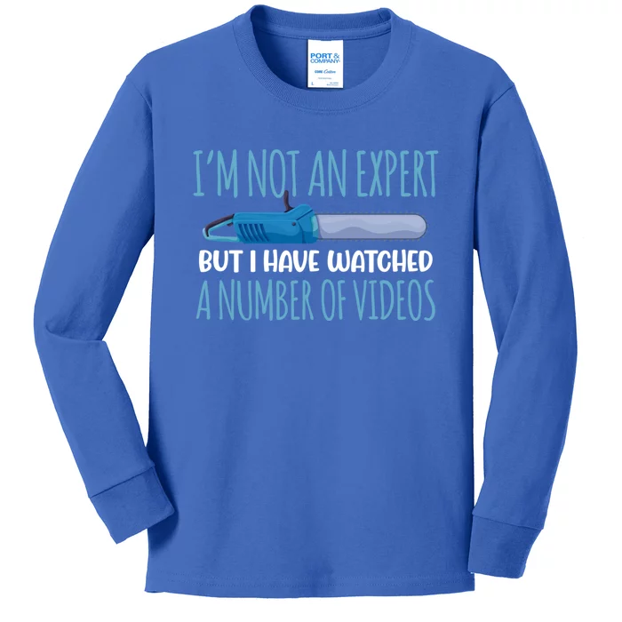 I'm Not An Expert But I Watched A Number Of Videos Gift Kids Long Sleeve Shirt