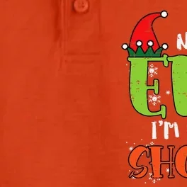 Im Not An Elf Just Short Funny Christmas Xmas Dry Zone Grid Performance Polo