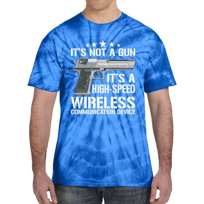 Its Not A Gun Meme Funny Its Not A Gun Gift Tie-Dye T-Shirt