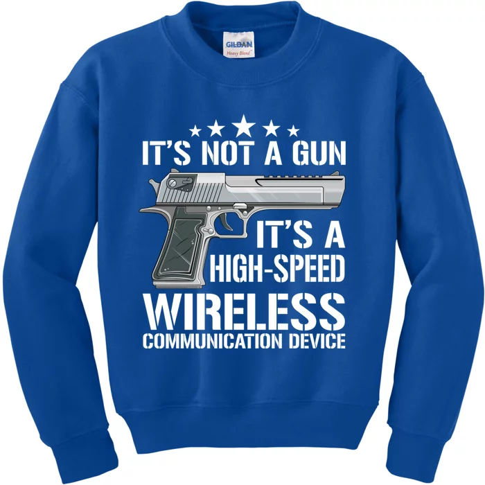 Its Not A Gun Meme Funny Its Not A Gun Gift Kids Sweatshirt