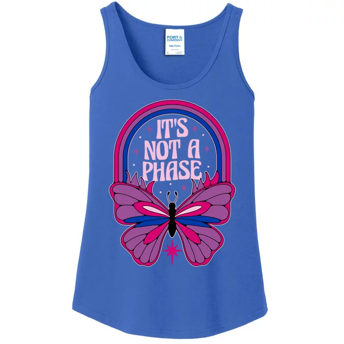 It's Not A Phase Bisexual Bi Lgbt Bisexual Pride Cute Gift Ladies Essential Tank