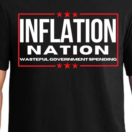 Inflation Nation American Politics Rising Costs Wasteful Government Spending Pajama Set