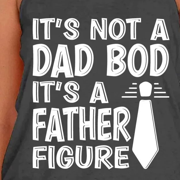 ITS NOT A DAD BOD Women's Knotted Racerback Tank