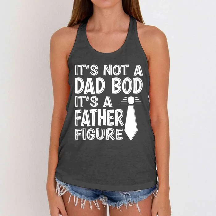 ITS NOT A DAD BOD Women's Knotted Racerback Tank