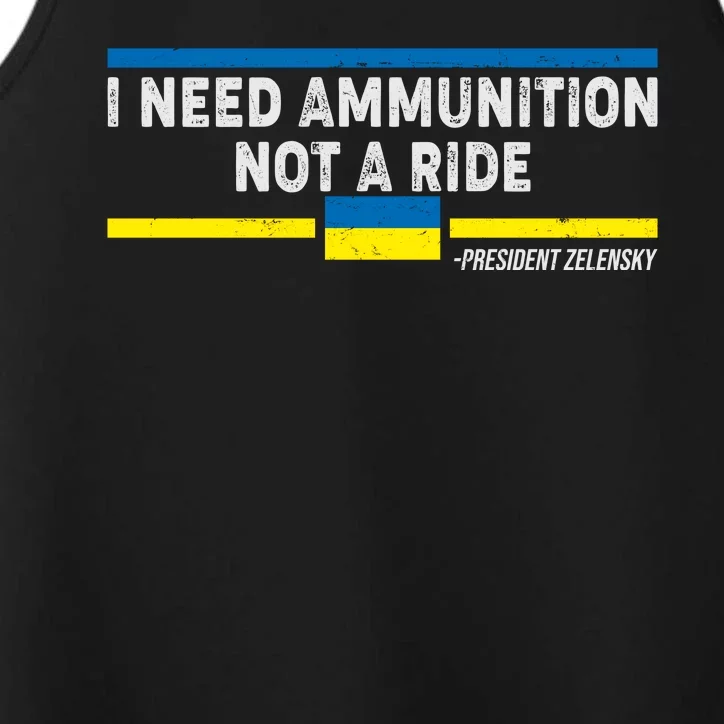 I Need Ammunition Not A Ride Ukraine President Zelensky Performance Tank