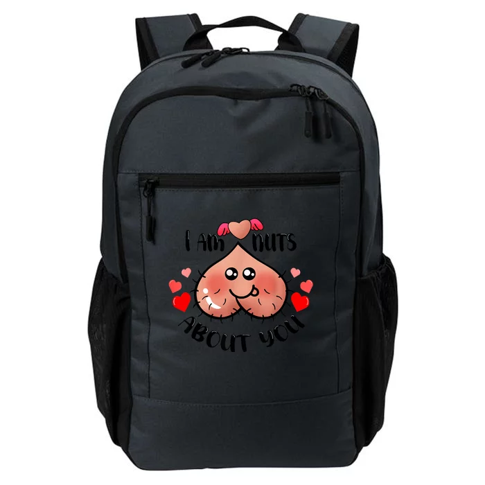 Im Nuts About You Funny Valentine Couple Funny Daily Commute Backpack