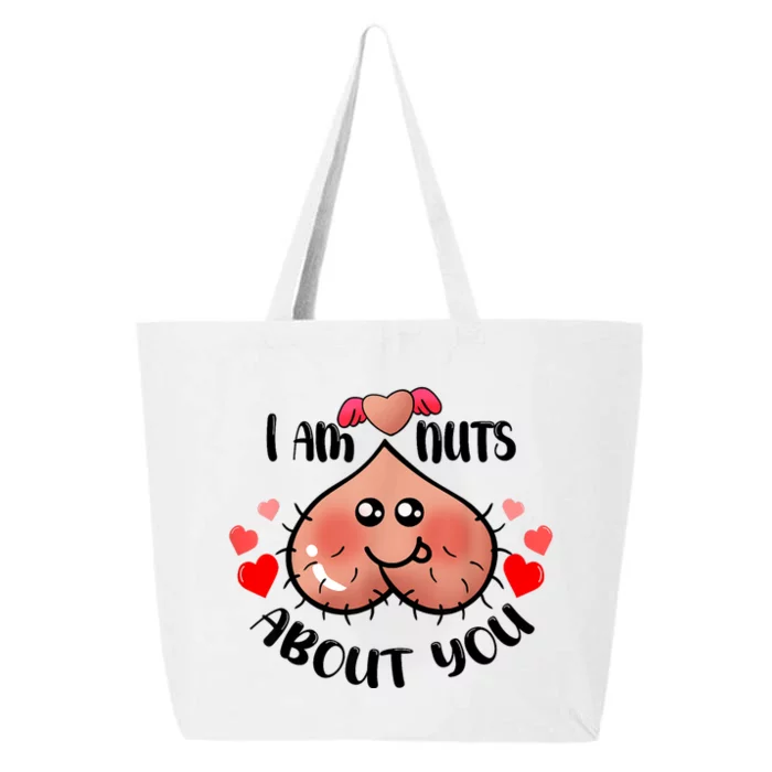 Im Nuts About You Funny Valentine Couple Funny 25L Jumbo Tote