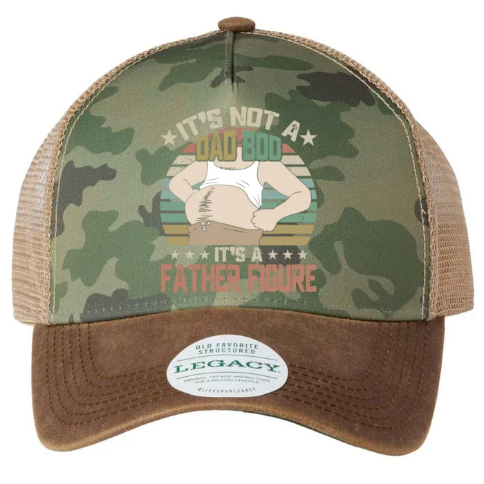 It's Not A Dad Bod It's A Figure Father, Funny Father Legacy Tie Dye Trucker Hat