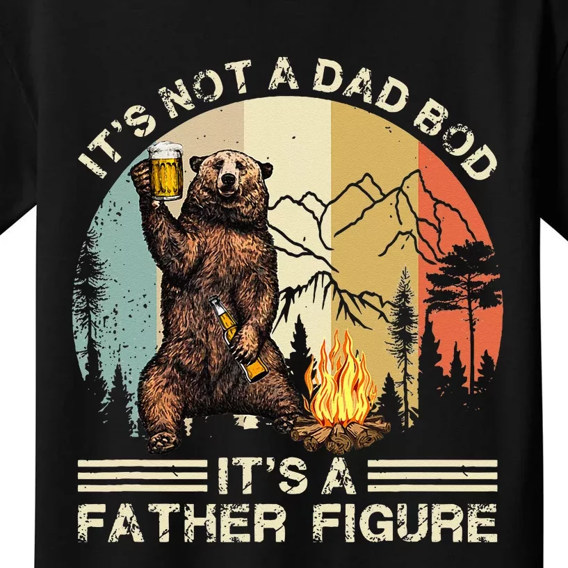 Its Not A Dad Bod Its A Father Figure Funny Fathers Day Kids T-Shirt