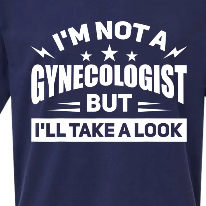 Im Not A Gynecologist But Ill Take A Look Funny Sueded Cloud Jersey T-Shirt