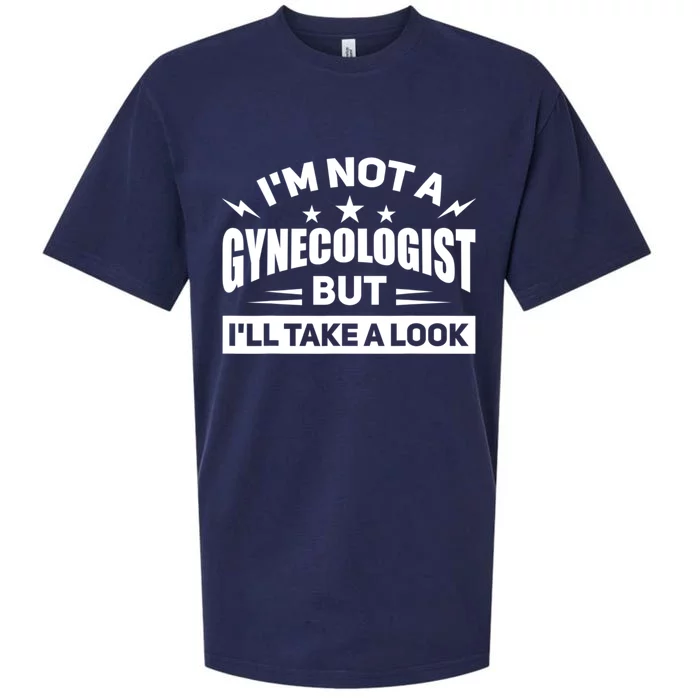 Im Not A Gynecologist But Ill Take A Look Funny Sueded Cloud Jersey T-Shirt