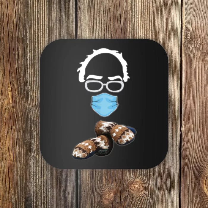 Inauguration Bernie Sanders Mittens Coaster