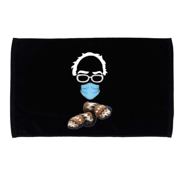 Inauguration Bernie Sanders Mittens Microfiber Hand Towel