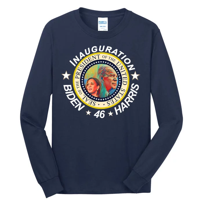 Inauguration Biden Harris 46th Seal Tall Long Sleeve T-Shirt