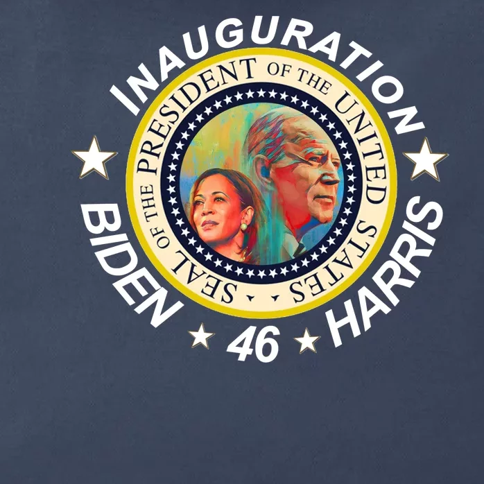 Inauguration Biden Harris 46th Seal Zip Tote Bag