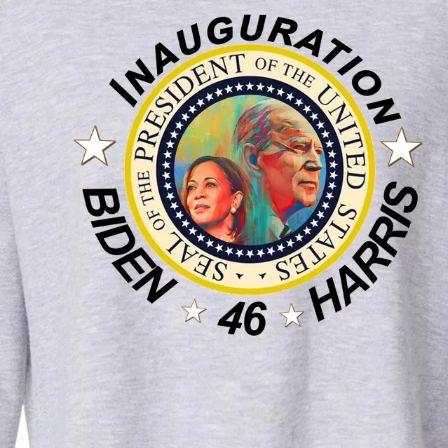 Inauguration Biden Harris 46th Seal Cropped Pullover Crew