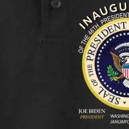 Inauguration Day 46th President Biden Harris 2021 Dry Zone Grid Performance Polo