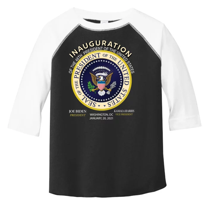 Inauguration Day 46th President Biden Harris 2021 Toddler Fine Jersey T-Shirt