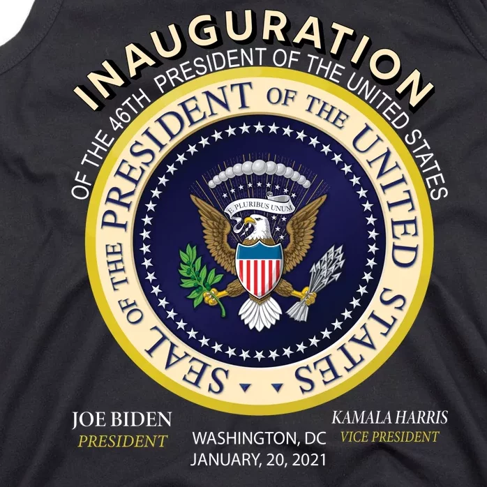 Inauguration Day 46th President Biden Harris 2021 Tank Top