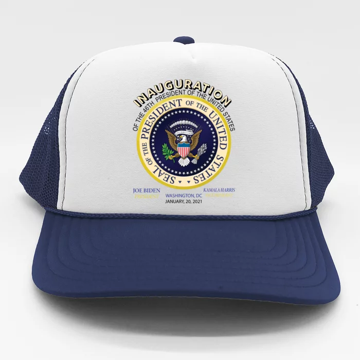 Inauguration Day 46th President Biden Harris 2021 Trucker Hat