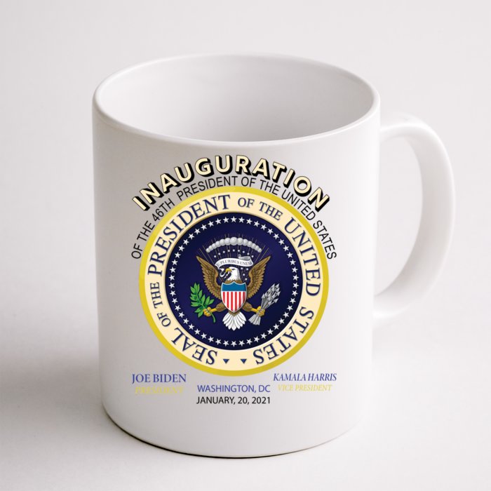 Inauguration Day 46th President Biden Harris 2021 Front & Back Coffee Mug