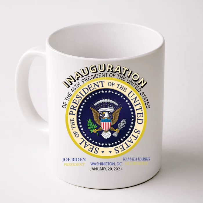 Inauguration Day 46th President Biden Harris 2021 Front & Back Coffee Mug