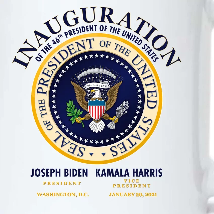 Inauguration Of The 46th President Joe Biden and Kamala Harris 2021 Black Color Changing Mug