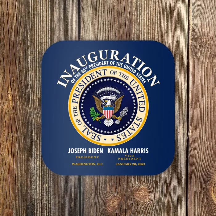 Inauguration Of The 46th President Joe Biden and Kamala Harris 2021 Coaster