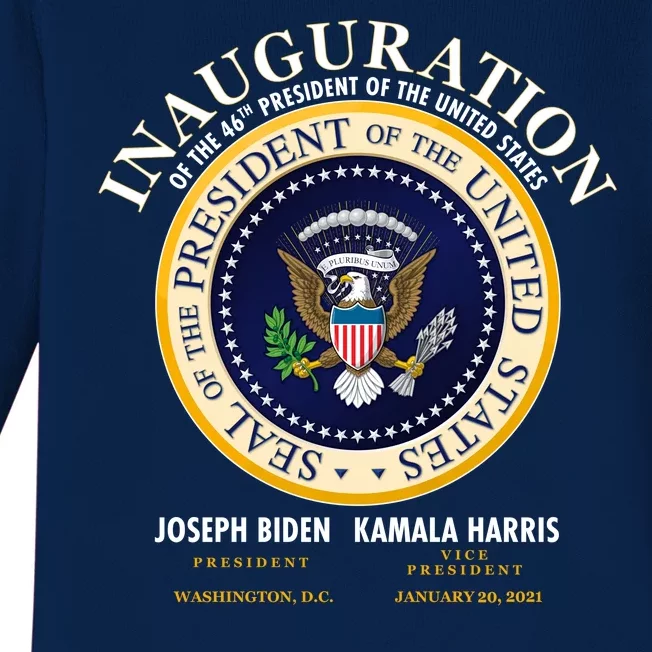 Inauguration Of The 46th President Joe Biden and Kamala Harris 2021 Baby Long Sleeve Bodysuit