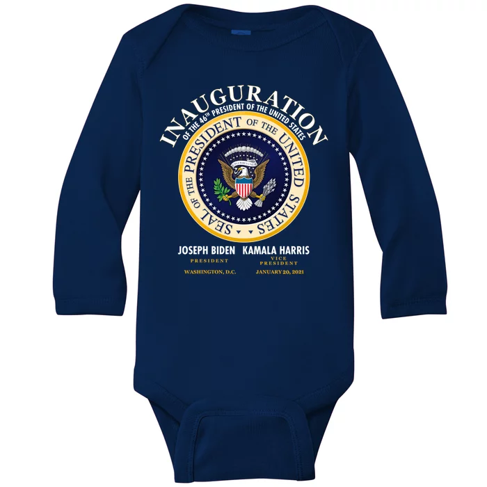 Inauguration Of The 46th President Joe Biden and Kamala Harris 2021 Baby Long Sleeve Bodysuit