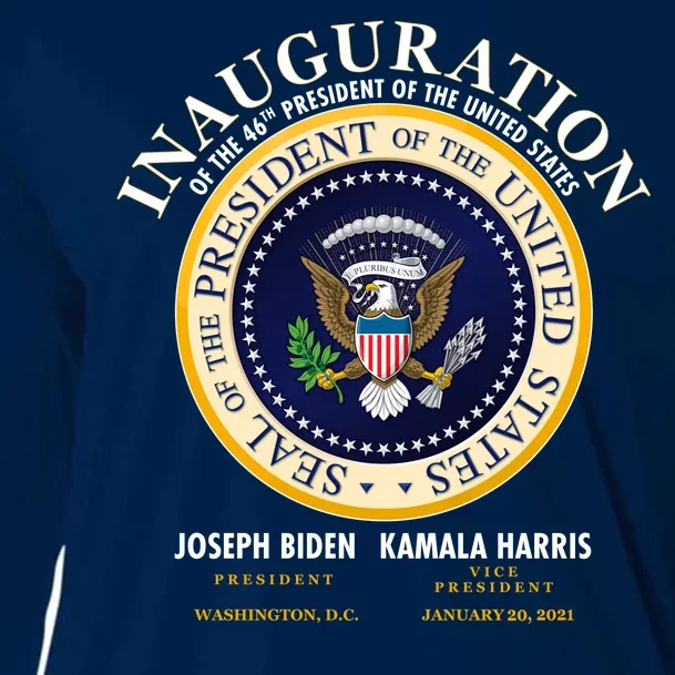 Inauguration Of The 46th President Joe Biden and Kamala Harris 2021 Cooling Performance Long Sleeve Crew