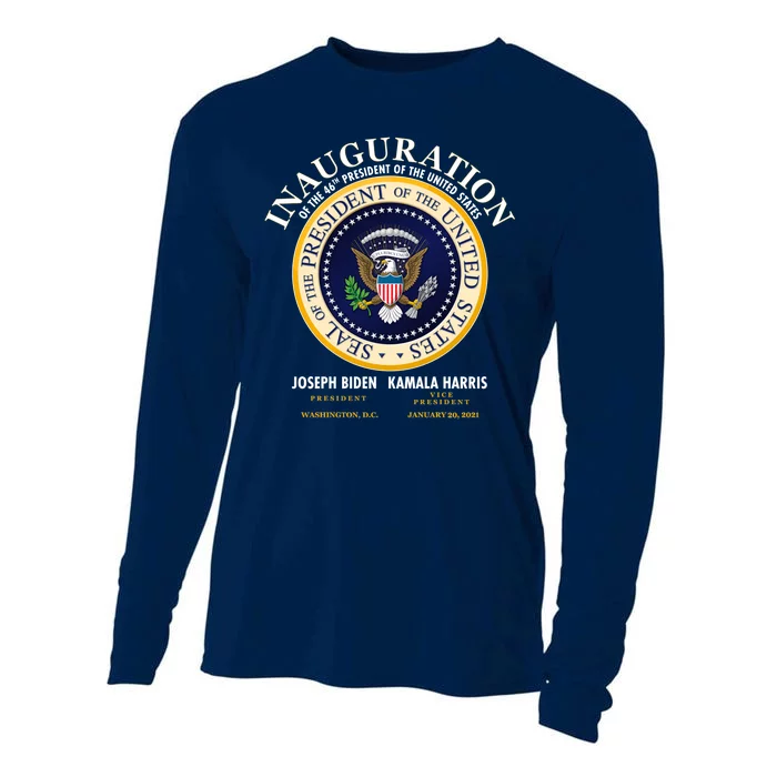 Inauguration Of The 46th President Joe Biden and Kamala Harris 2021 Cooling Performance Long Sleeve Crew