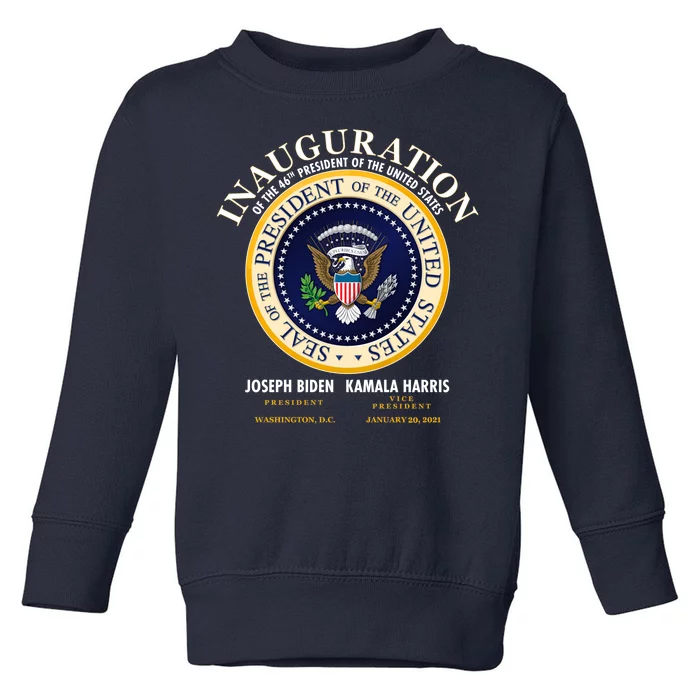 Inauguration Of The 46th President Joe Biden and Kamala Harris 2021 Toddler Sweatshirt