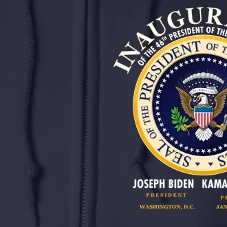 Inauguration Of The 46th President Joe Biden and Kamala Harris 2021 Full Zip Hoodie