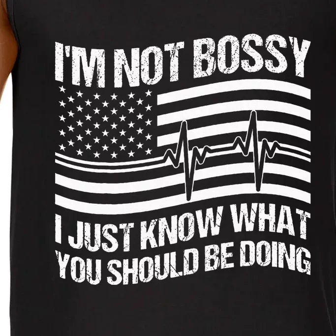 Im Not Bossy I Just Know What You Should Be Doing Funny Comfort Colors® Tank Top