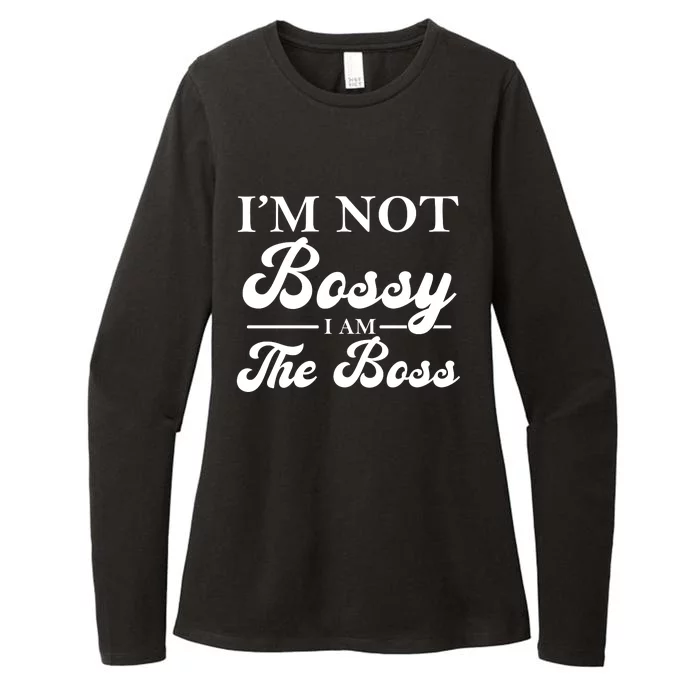 Im Not Bossy I Am The Boss Meaningful Gift Womens CVC Long Sleeve Shirt