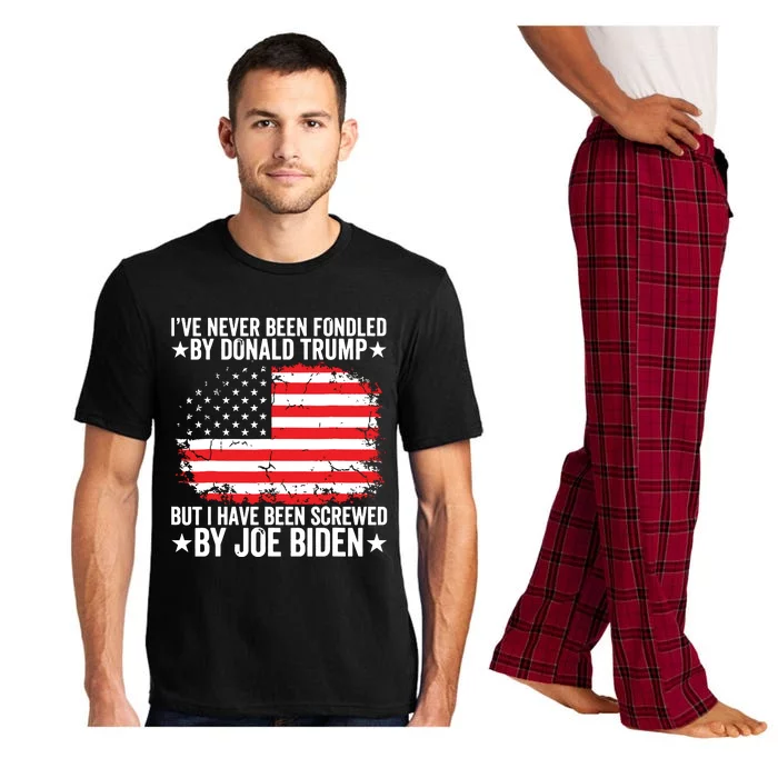 Ive Never Been Fondled By Donald Trump But Screwed By Biden Pajama Set