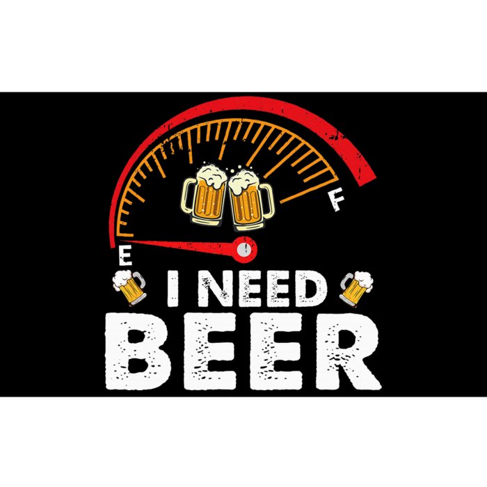 I Need Beer Funny Oktoberfest Party Drinking Beer Lover Bumper Sticker