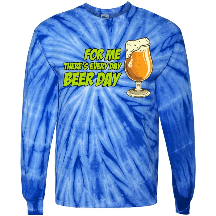 Ing National Beer Day Gift Tie-Dye Long Sleeve Shirt