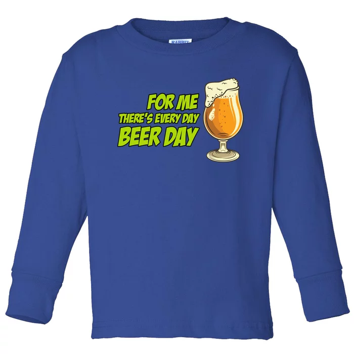 Ing National Beer Day Gift Toddler Long Sleeve Shirt