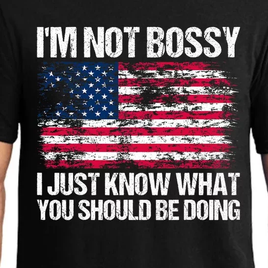 Im Not Bossy I Just Know What You Should Be Doing Funny Pajama Set