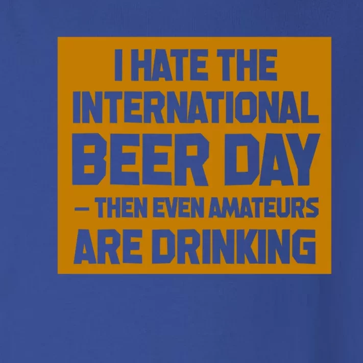 Ing National Beer Day Cute Gift Toddler Long Sleeve Shirt